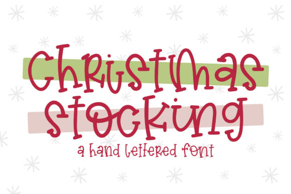 Christmas Stocking: A Display Font with Character and Charm