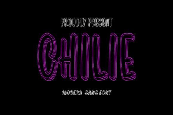 Discover Chilie: A Playful Display Font with Vintage Charm