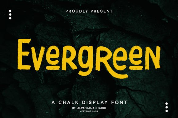 Discover Evergreen: A Display Font with Modern Appeal