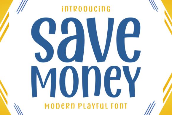 Discover the Enchantment of the Save Money Display Font