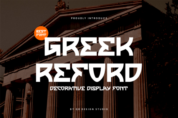 Exploring the Bold Character of Greek Reford