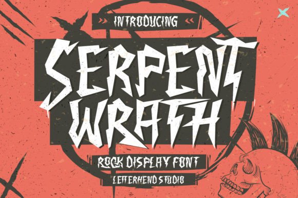Serpent Wrath: Unleashing Bold Typography