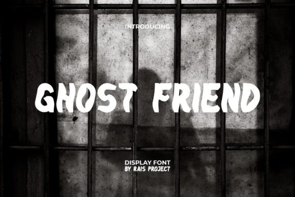 The Playful Spookiness of the Ghost Friend Display Font